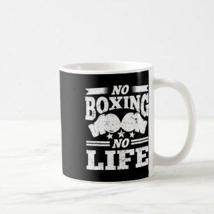 Caneca De Café Luvas de Boxe No Boxing No Life Luvas de Boxe