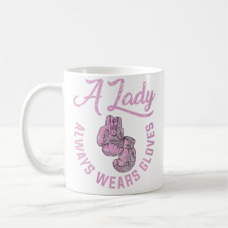 Caneca De Café Luvas de Boxe Tailandês Feminino Boxe Muay Thai