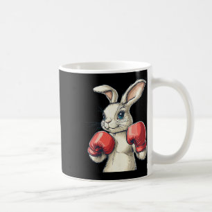 Caneca De Café Luvas De Boxim Vermelho E Figurino De Coelhinho