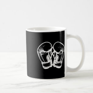 Caneca De Café Luvas de Kickboxing Desenho Taekwondo