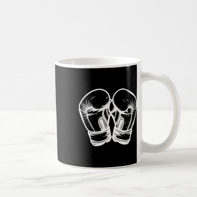 Caneca De Café Luvas de Kickboxing Desenho Taekwondo  (Direita)