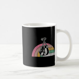 Caneca De Café Luvas Retro Boxing Rainbow Vibes