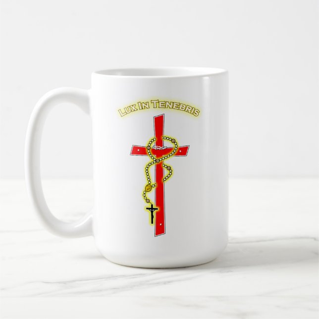 Caneca De Café Lux in Tenebris - Rosary 02 (Esquerda)