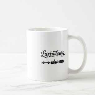 Caneca De Café Luxemburgo Paisagem Urbana Viagens Roupas de Féria