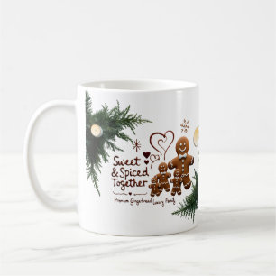 Caneca De Café Luxo Genuíno Biscoito de Gengibre Família Chocolat