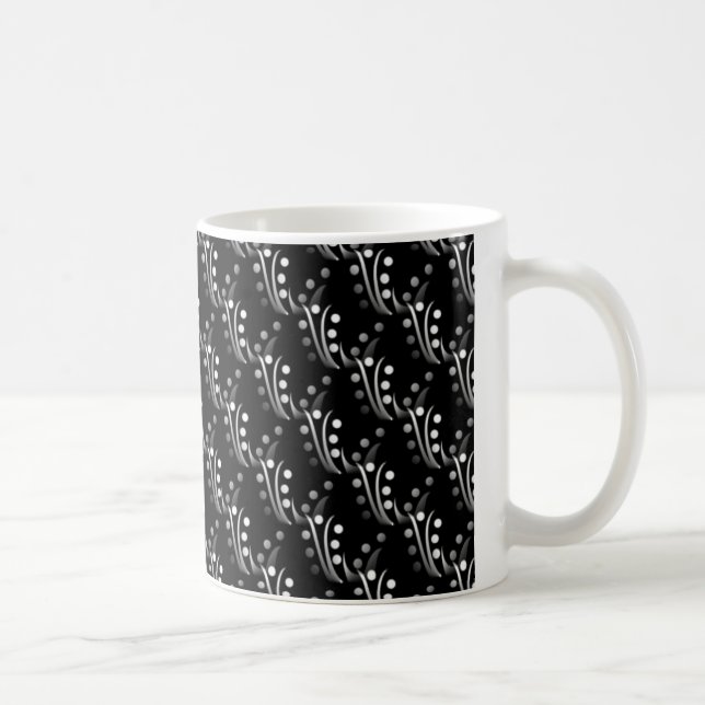 Caneca De Café Lúxurido - Lama, Preta e Branca (Direita)