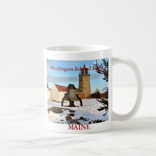 Caneca De Café Luz da ilha de Monhegan, Maine