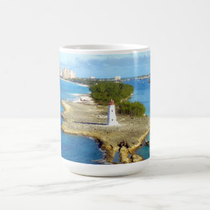 Caneca De Café Luz da ilha do paraíso