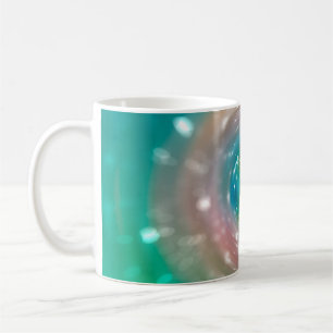 Caneca De Café Luz de boque, luzes de mancha desfocadas em multa