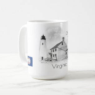 CANECA DE CAFÉ LUZ DE PONTO DE CONFORTO - VIRGÍNIA