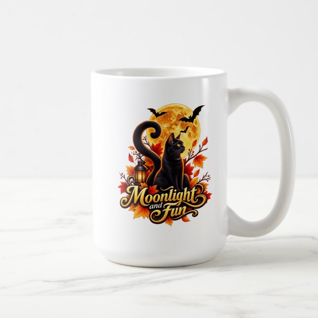 Caneca De Café Luz do Luar & Diversão (Direita)