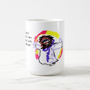 Caneca De Café luz do mundo Jesus