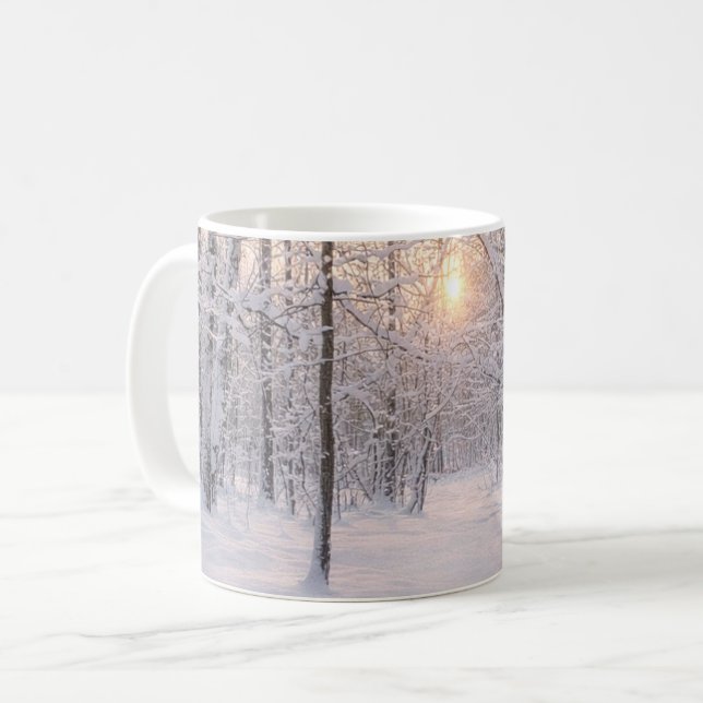 Caneca De Café Luz_dourada_de_inverno (Frente Esquerda)