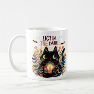 Caneca De Café Luz no escuro - Gato de Vela