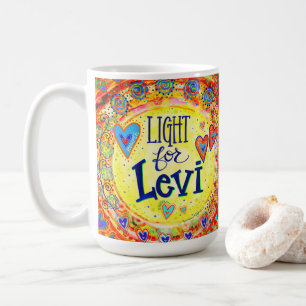 Caneca De Café Luz para Levi! "Inspirividade" Café Mug