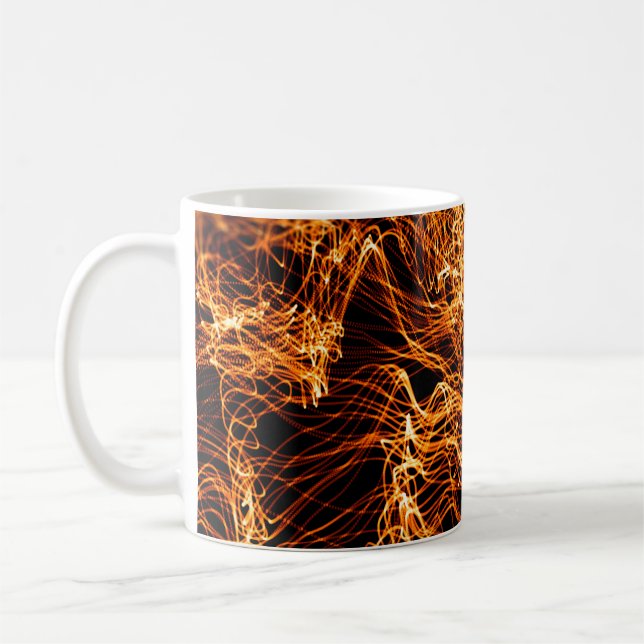 Caneca De Café Luzes abstrato (Esquerda)