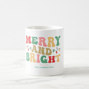 Caneca De Café Luzes Coloridas Simplesmente Alegres e Brilhantes