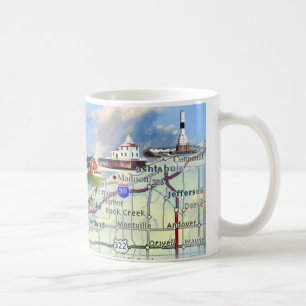 Caneca De Café Luzes da costa norte