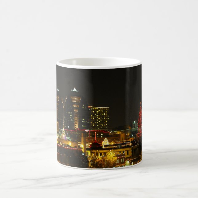 Caneca De Café Luzes da plaza de Kansas City (Centro)