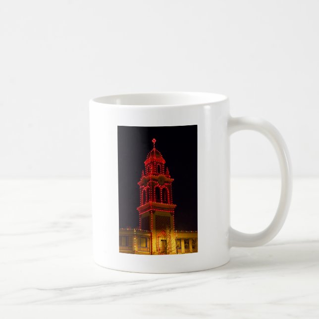 Caneca De Café Luzes da plaza de Kansas City! (Direita)