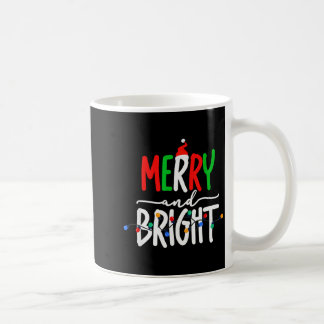 Caneca De Café Luzes De Natal Alegre E Brilhante Família Pijama X