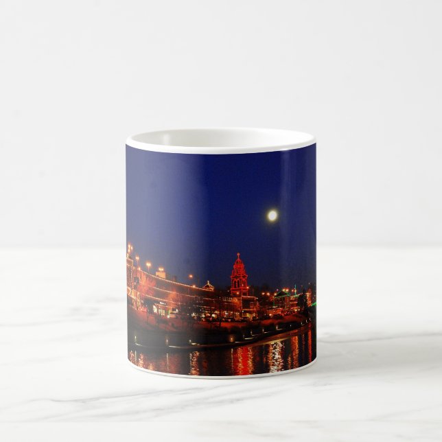 Caneca De Café Luzes de Natal da plaza de Kansas City (Centro)