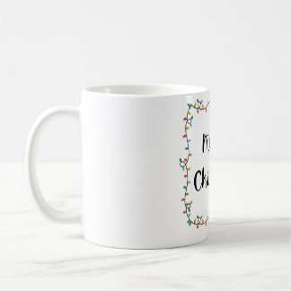 Caneca De Café Luzes de Natal Feliz Mug