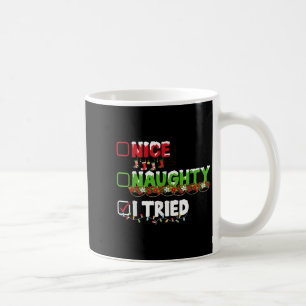 Caneca De Café Luzes de Pijama de Natal Engraçadas Legal Travesso