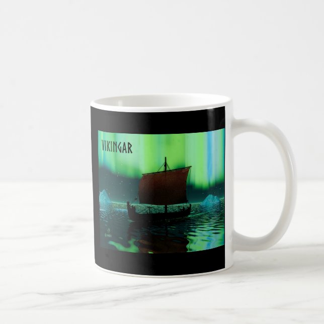 Caneca De Café Luzes De Vazamento E Norte (Direita)