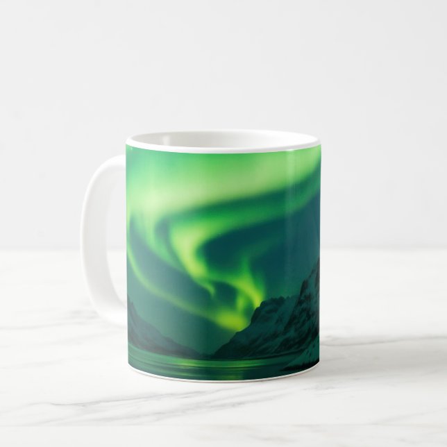 Caneca De Café Luzes do Norte (Frente Esquerda)