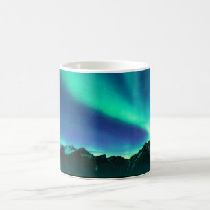Caneca De Café Luzes Nortes Aurora Borealis