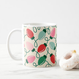 Caneca De Café Luzes Retro Glow