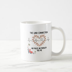 Caneca De Café Lvad Sem Pulso Sem Problema Sobrevivente Batimento