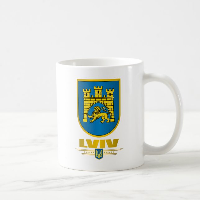 Caneca De Café Lviv COA (Direita)