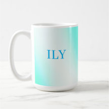 LY Aqua Customizable Mug