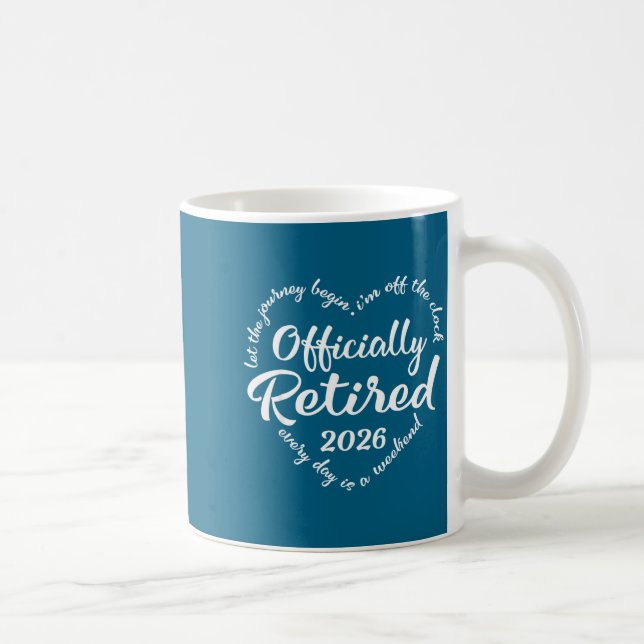 Caneca De Café Ly Retired 2026 Hear For Women Retirement  (Direita)