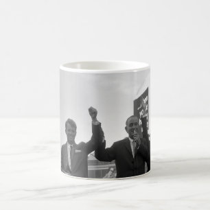 Caneca De Café Lyndon Johnson com Robert Kennedy