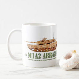 Caneca De Café M1A2 Abrams US MBT Tank Desert Storm Veteran