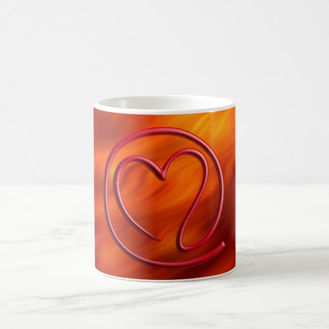 Caneca De Café m a i l 4 | vermelho-fogo (Centro)