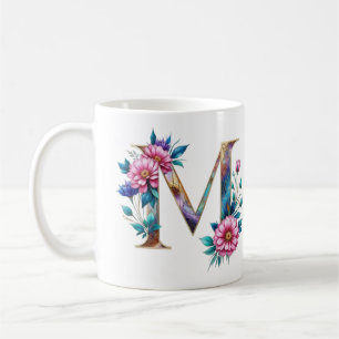 Caneca De Café M Café Mug - Design floral para doação
