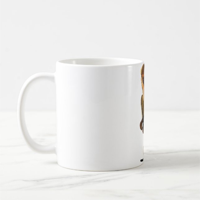 Caneca De Café M é para macaco (Esquerda)