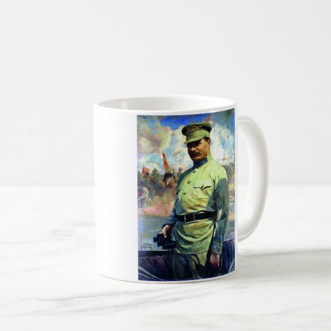 Caneca De Café M. Frunze - Oficial do Exército soviético, Fundado (Frente Esquerda)