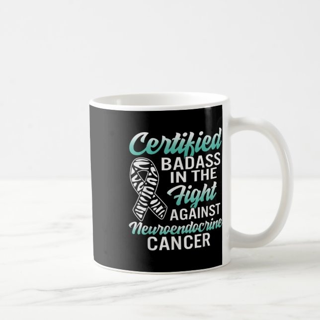 Caneca De Café Má Consciência do Cancer Neuroendócrino (Direita)