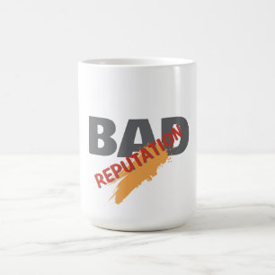 Caneca De Café Má Reputação / Minimalista Moderno Simples
