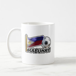 Caneca De Café Mabuhay! Filipinas: Soccer Cheer