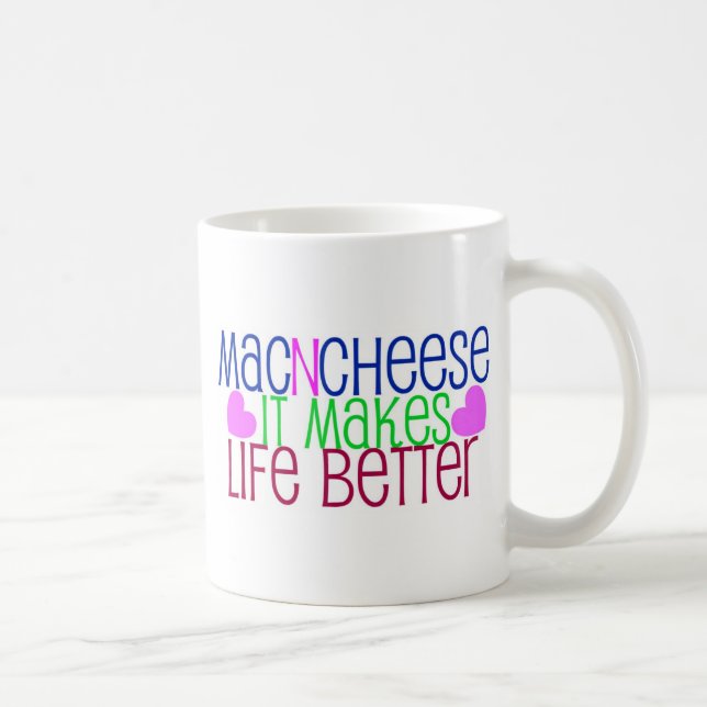 Caneca De Café Mac & Cheese Life (Direita)