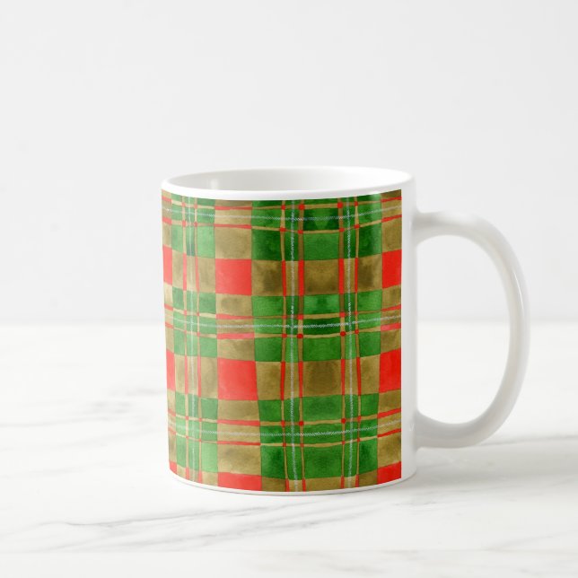 Caneca De Café MAC GREGOR TARTAN White Mug (Direita)