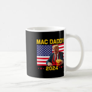 Caneca De Café Mac Pai Engraçado Fazer Trump Fries Mega Donald Tr