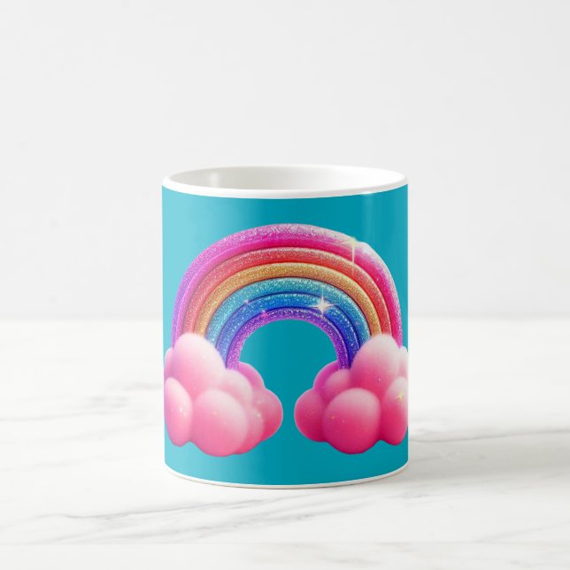 Caneca De Café Maçã arco-íris! (Centro)