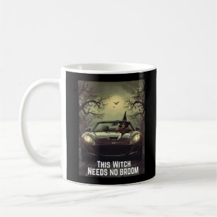 Caneca De Café Maçã-bruxa engraçada